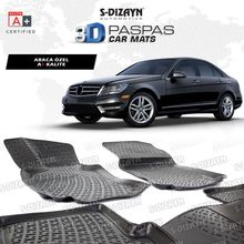 Mercedes C Serisi W204 3D Havuzlu Paspas