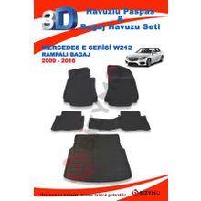 Mercedes E Serisi W212 Sedan Rampalı 2009-2016 Paspas ve Bagaj Havuzu