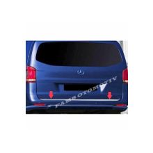 Mercedes Vito W447 2014 Üzeri Krom Bagaj Alt Çıtası