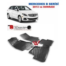 Mercedes W246 B Serisi 2013 3D Havuzlu Paspas