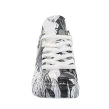 MergenShoes 0330 Beyaz Füme Dikişli Kadın Spor Ayakkabı