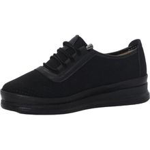 MergenShoes Esa T033 Siyah Rahat Taban Kadın Günlük Ayakkabı