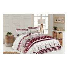 Merinos Comforter Çift Kişilik Yorgan Set - Deer Gri - 220 x 240 cm