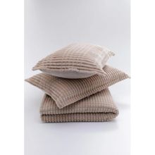 Merinos Modern Line Bej 220x240 cm 3 Parça Battaniye Seti