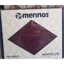 Merinos Modern Line Cherry Tek Kişilik Battaniye Seti