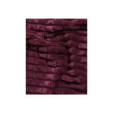 Merinos Modern Line Tek Kişilik 150 x 220 cm Bordo Battaniye Seti