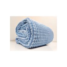 Merinos Piramit Indigo 200x220 cm Açık Mavi Tek Kişilik Battaniye