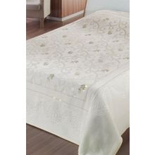 Merinos Pırıltı Embos Pudra Çift Kişilik Battaniye