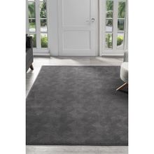 Merinos Rölyef Makinada Yıkanabilir Leke Tutmaz Antrasit Kesme 60x500 cm Yolluk