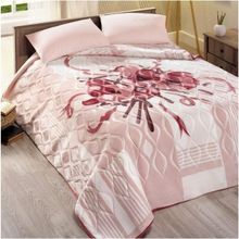 Merinos Sarar Süper 4 kg Damla Pembe 220x240 cm Çift Kişilik Battaniye