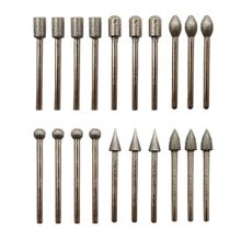 MertTools 20 Parça Elmas Camcı Taşcı Gravür Freze Taşlama Uç Seti
