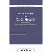 Mescit, Mescitler Ve Dırar Mescidi - Namık Kemal Okumuş