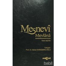 MESNEVI (TEK CILT - TAM METIN) - MEVLÂNÂ CELÂLEDDÎN-I RÛMÎ