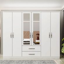 Metalia Lüx 6 Kapılı 2 Çekmeceli Aynalı Gardrop