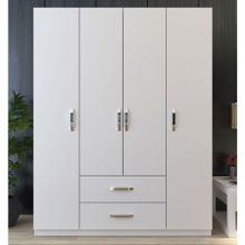 Metalia Smartline 4 Kapılı 2 Çekmeceli Taç Gardırop