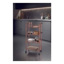 Metaltex Ascona Copper 4 Katlı Raf