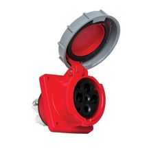 Mete 4x63A IP67 3P+E Eğik Makine Prizi