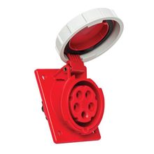 Mete 5x16A IP67 3P+N+E Eğik Vida Bağlantılı Makine Prizi
