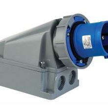 Mete Enerji 406316V 5x32A 3P+N+E 6h/50-60Hz 380-415 Watt IP67 Cee Norm Vida Bağlantılı Eğik Gövdeli Duvar Fişi