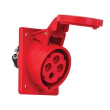Mete Enerji 406505V 4x16A 3P+E 6h/50-60 380 415 Watt IP44 Cee Norm Vida Bağlantılı Eğik Makine Prizi