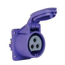 Mete Enerji 406553V 3x16A 3P 24V IP44 Cee Norm Vida Bağlantılı Düz Makine Prizi