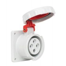 Mete Enerji T13739V 4x32A 3P+E 6h/50-60Hz 380-415V IP67 Cee Norm Vida Bağlantılı Düz Makine Prizi