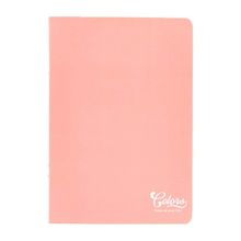 Meteksan Colors A5 40 Pembe Yaprak Kareli Defter