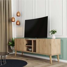 Mezza 1532 Carmen 150 cm Sepet Ahşap Ayaklı Tv Ünitesi