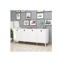 Mezza 1614 180 cm Elite Beyaz Modern Konsol