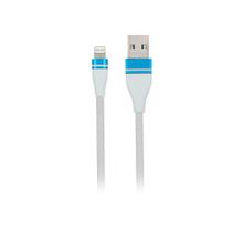 MF Product Jettpower 0054 1 m Beyaz Metal Başlıklı Örgülü 2.1A Lightning Hızlı Şarj Kablosu