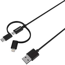 Mfit 1.2 mt Pvc Siyah Şarj Kablosu