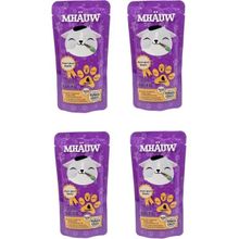 Mhauw 4x80 gr Yürekli Çorba Kedi Ödülü