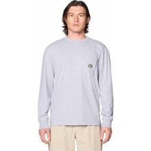 Mhw Logo Pocket Relaxed Erkek Uzun Kollu T-Shirt - Gri - XL