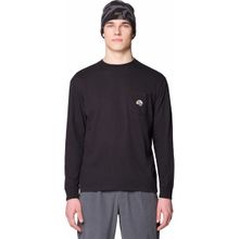 Mhw Logo Pocket Relaxed Erkek Uzun Kollu T-Shirt - Siyah