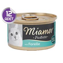 Miamor 12x85 GR Pastete Alabalıklı Kedi Konservesi