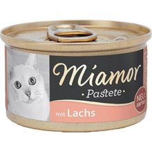 Miamor 85 gr 12 Adet Pastete Somonlu Yetişkin Kedi Konservesi