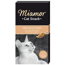 Miamor Cream 6x15 gr Ciğerli Tamamlayıcı Ek Besin ve Kedi Ödülü