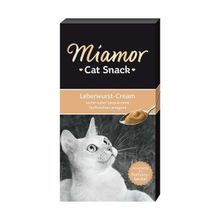 Miamor Leberwurst Cream Ciğerli Özel 6x15 gr Kedi Ödül Maması