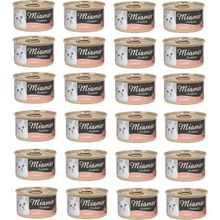 Miamor Pastete 24x85 gr Somonlu Tahılsız Kedi Konservesi