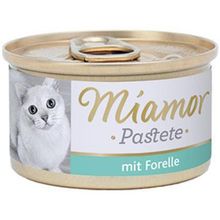 Miamor Pastete Alabalıklı 6x85 gr Yetişkin Kedi Konserve