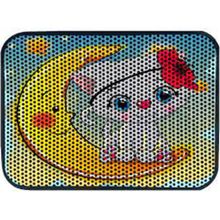 Miapet 60 x 45 cm Grandpa Moon Elekli Desenli Kedi Tuvalet Önü Paspası