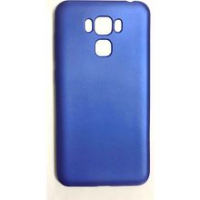 Microcase Asus Zenfone 3 Deluxe ZS570KL Premium Silikon Tempered Cam + Lacivert Kılıf