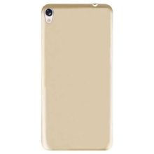 Microcase Asus Zenfone Live ZB501KL Premium Mat Silikon Tempered Cam + Altın Kılıf