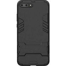 Microcase Huawei P10 Alfa Serisi Armor Standlı Perfect Koruma Tempered Cam + Kılıf