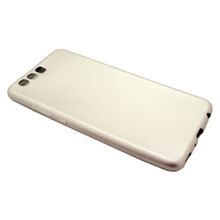 Microcase Huawei P10 Premium Silikon Tempered Cam + Koruma Altın Kılıf