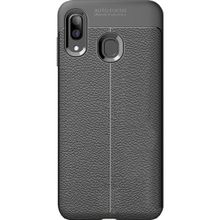 Microcase Samsung Galaxy A20 Leather Tpu Silikon Kılıf