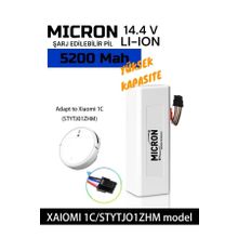 Micron Xiaomi Mi Vacuum Mop 2in1 xiaomi 1c STYTJ01ZHM Robot Süpürge Pili 14.4V 5200MAH Yüksek Kapasite