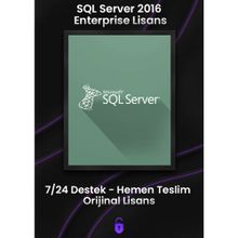Microsoft SQL Server 2016 Enterprise Lisans