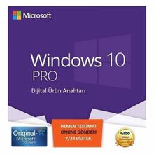 Microsoft Windows 10 Pro Professional 32&64 Bit Dijital Lisans Anahtarı