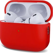 Microsonic AirPods Pro 2.Nesil Kırmızı Mat Silikon Kılıf